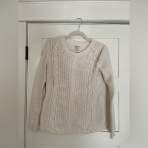 JCrew Factory Cable Knit Sweater